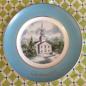 Avon Christmas Plate Series